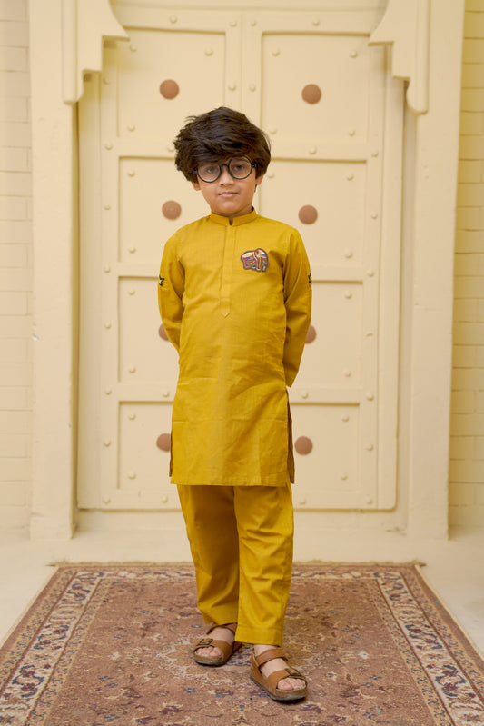 Mustard Custard Boys Suit