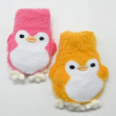 Kids Warm Woolen Premium Penguin Plush Mittens - 1-4 y