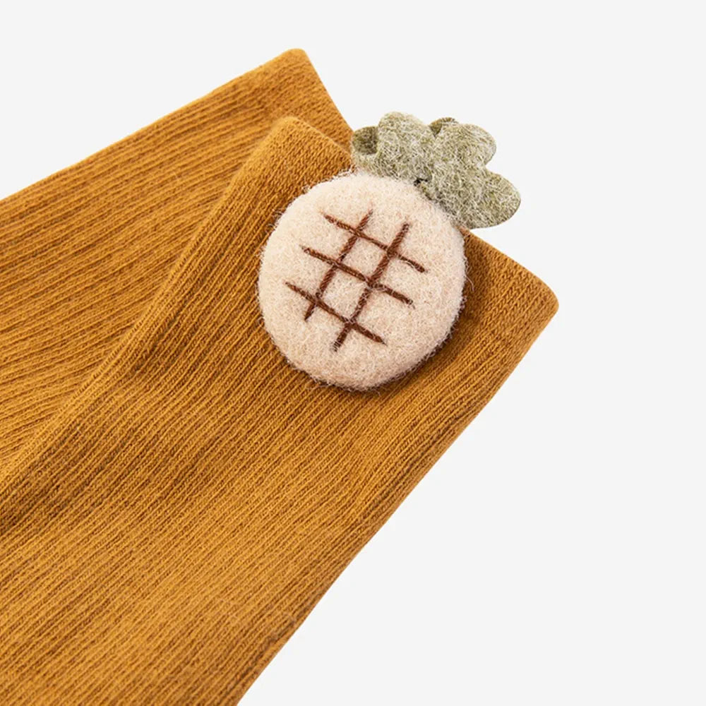 Toddler Knee-High Thick Cotton Socks – 3d,Anti-Slip, Seamless Long Socks for Baby Boys & Girls