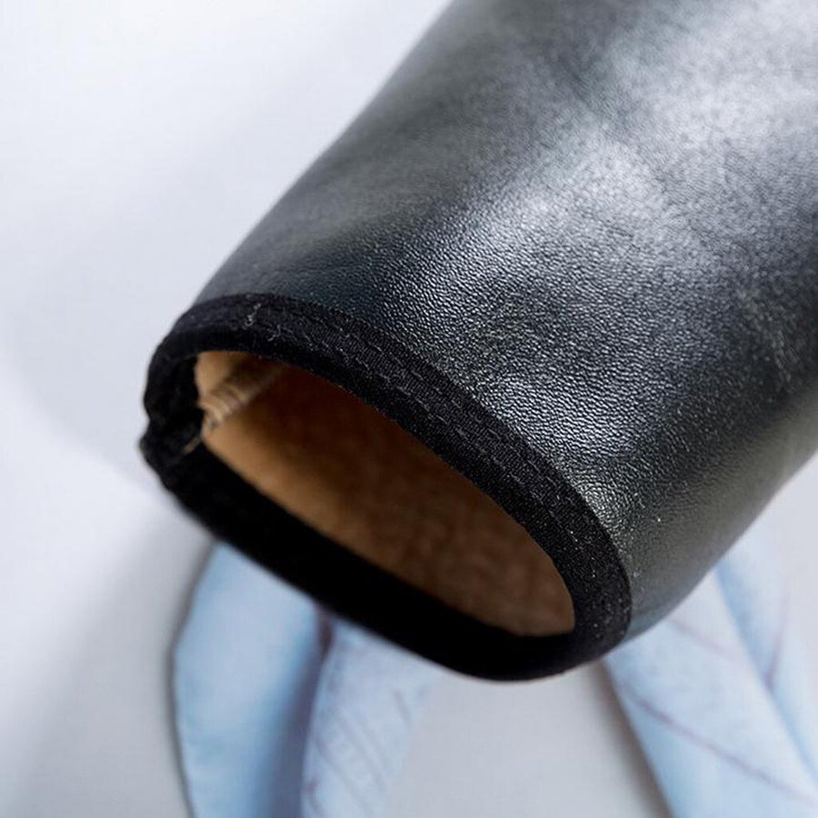 Leather Socks I Winter Leather Socks for Men / Women- Unisex