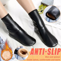 Leather Socks I Winter Leather Socks for Men / Women- Unisex