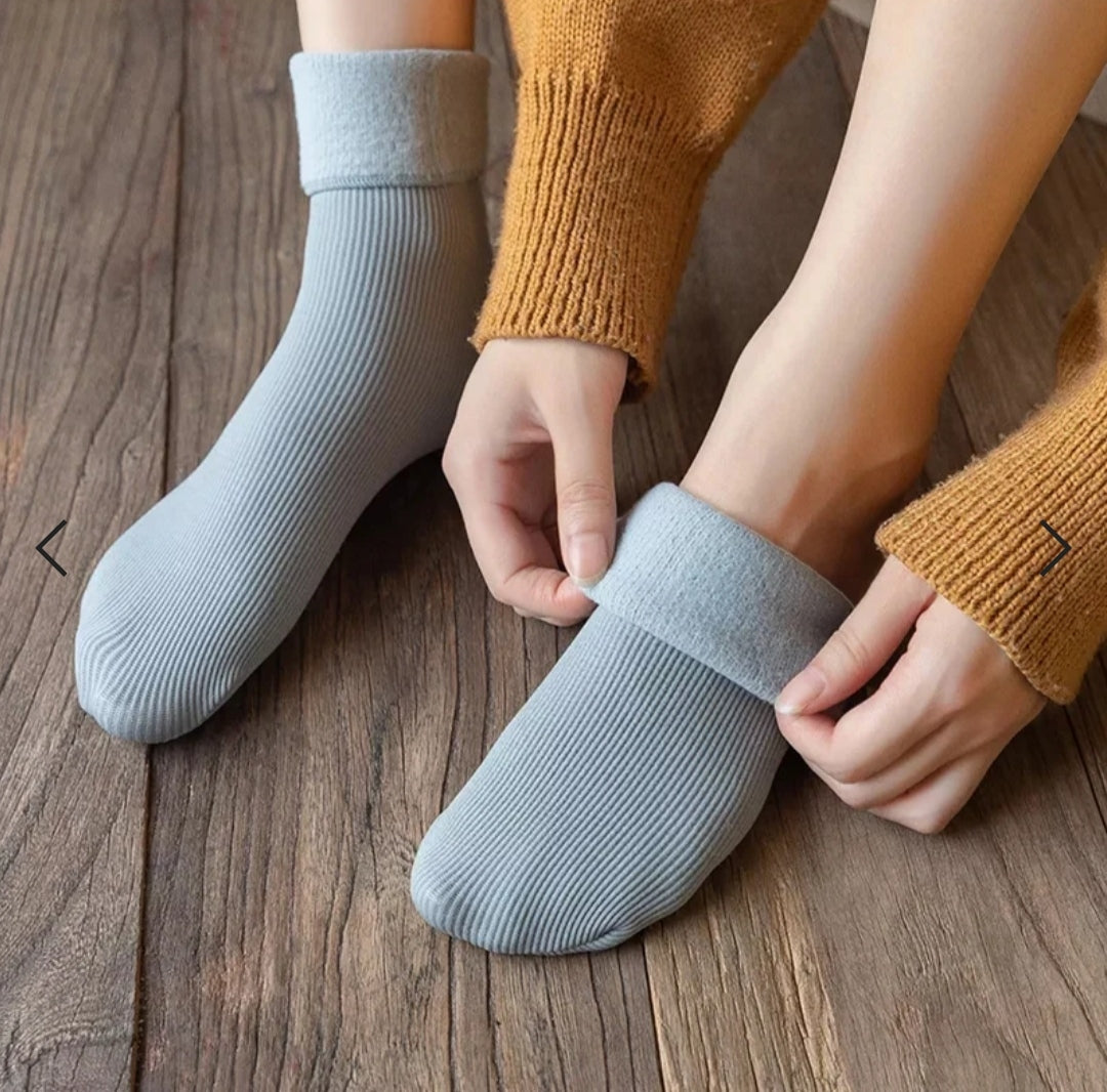 Unisex Cashmere Thermal Warm Lining Socks