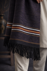 Boys Premium Woolen Shawl - Purple
