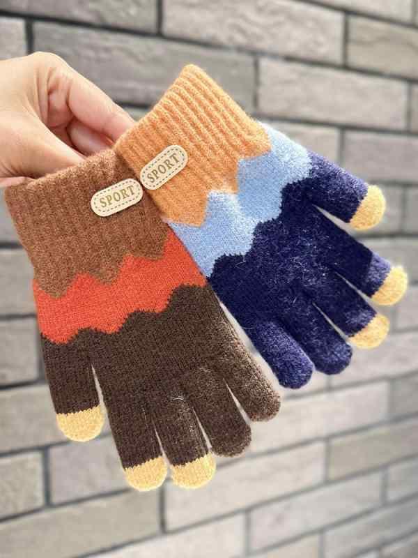 Kids Warm Woolen Premium Plush Gloves - MULTI 6-14 y