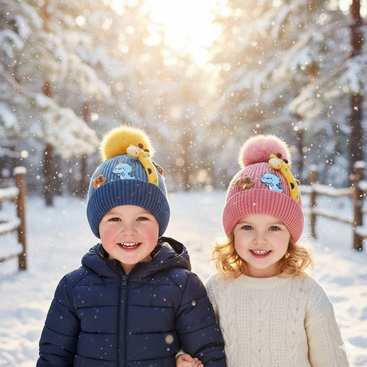 Kids GIraffe Woolen Cap  2-6 y - Bc126